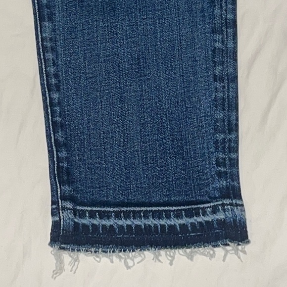 New 7 For All Mankind Paxtyn Straight Leg Crop Jeans Wash 32 34 - Picture 4 of 10